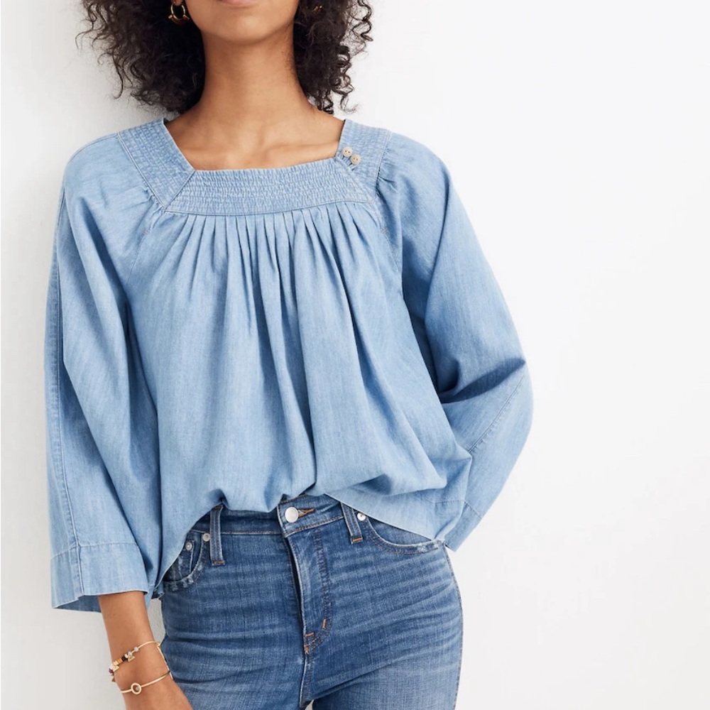 NWT! Madewell square neck top